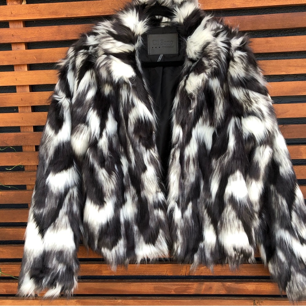 Faux fur jacket